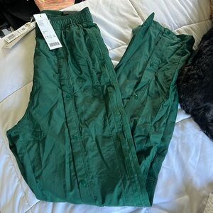 Green adidas pants